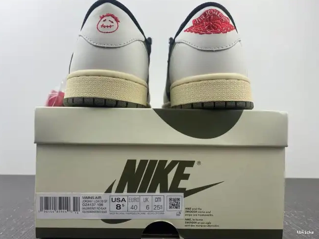 Cheap TB Jordan OG 1 Travis x DZ4137-106 WMNS Scott Air Olive Low 0611